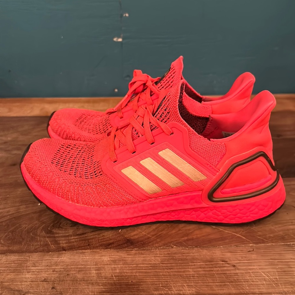 Neon pink adidas ultraboost